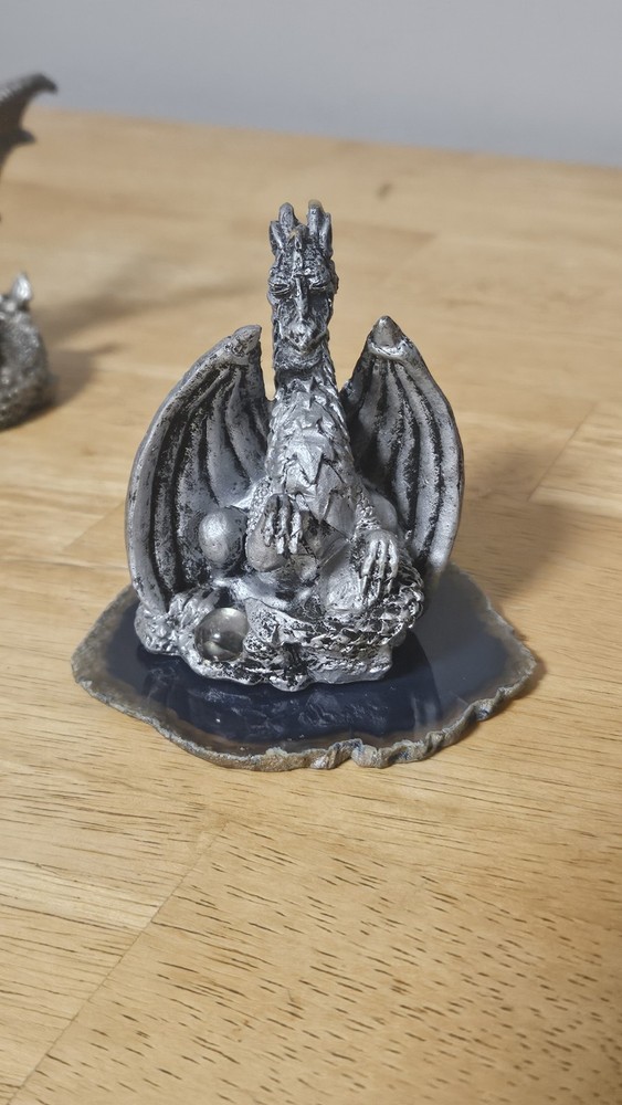 Vintage 3pic Dragons Statue