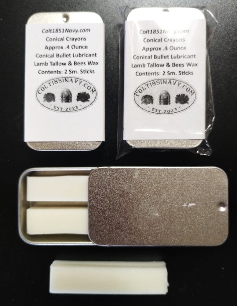 .36 & .44 Cal Conical Crayons for Lubricating Conical Rounds Sample Pack