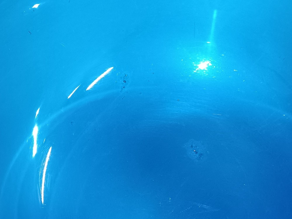 Reed & Barton Silver Bowl 104 Blue Interior 8" Diameter Decorative Tableware