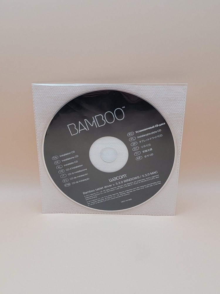 Wacom Bamboo Tablet Driver CD v. 5.3.0 WINDOWS / 5.3.0 MAC