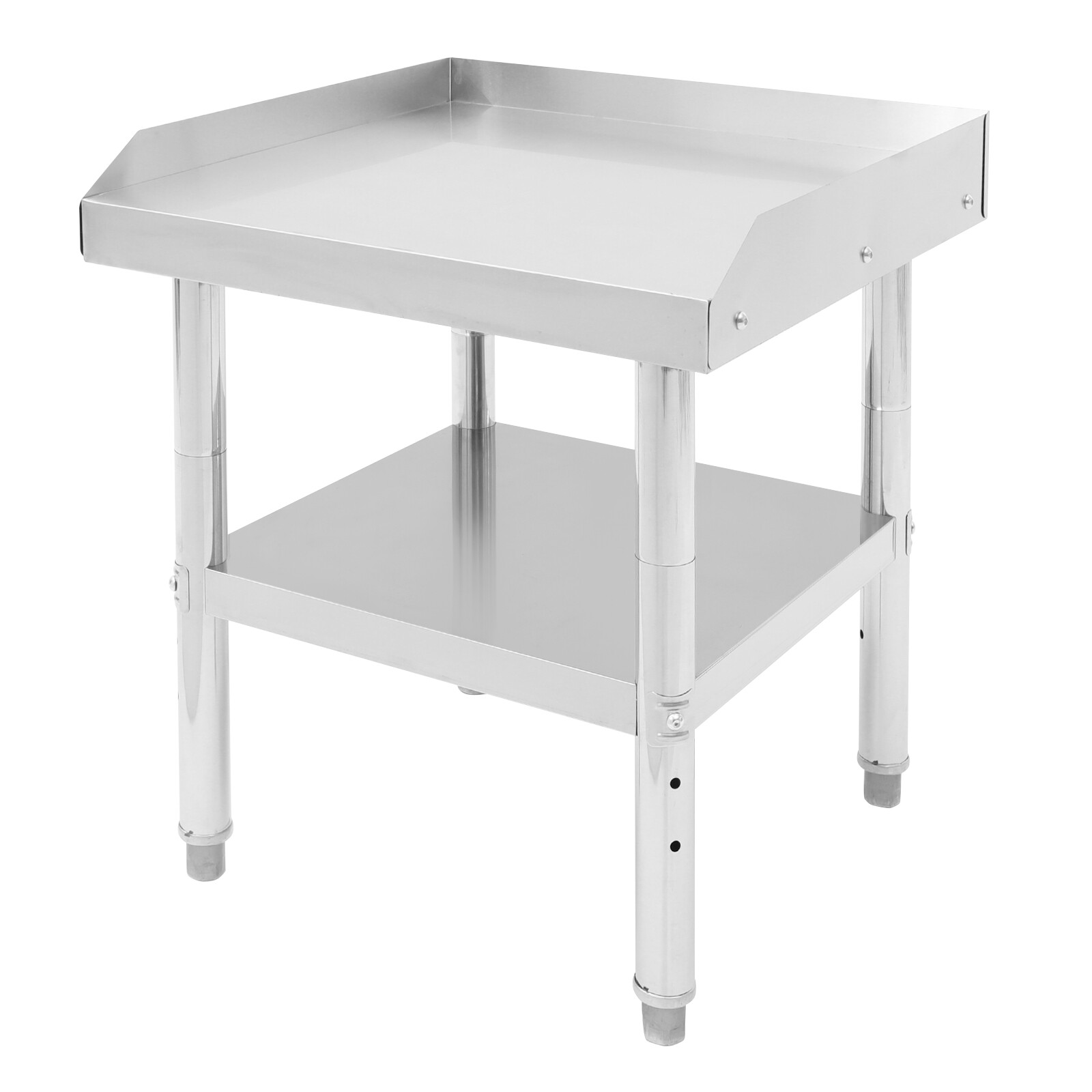 Commercial Kitchen Work Prep Table with Backsplash Stainless Steel Prep Table