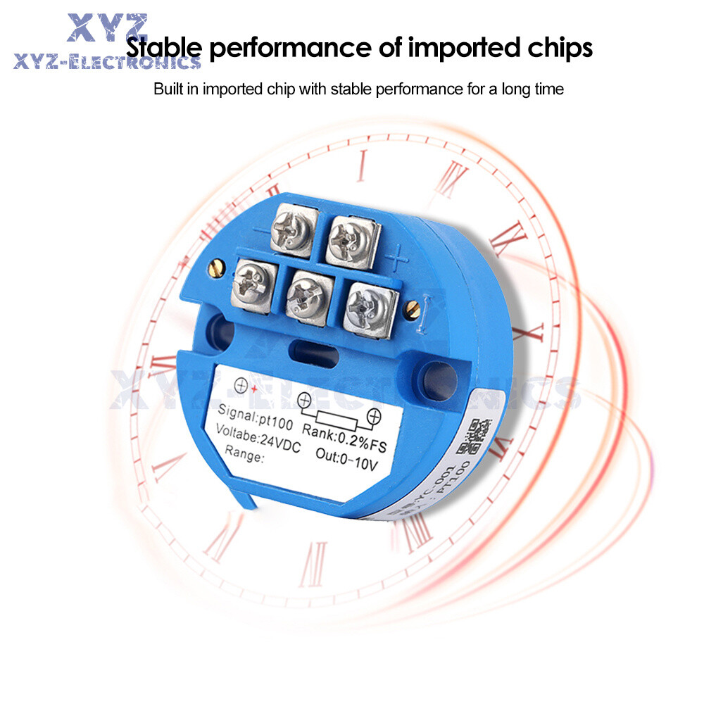 4-20MA 0-10V Temperature Sensor Transmitter Module PT100 Transmitter Module