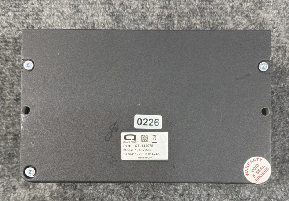 Quantum Q-Logic Controller CTL143978 1760-3509 Wheelchair Control Module Power