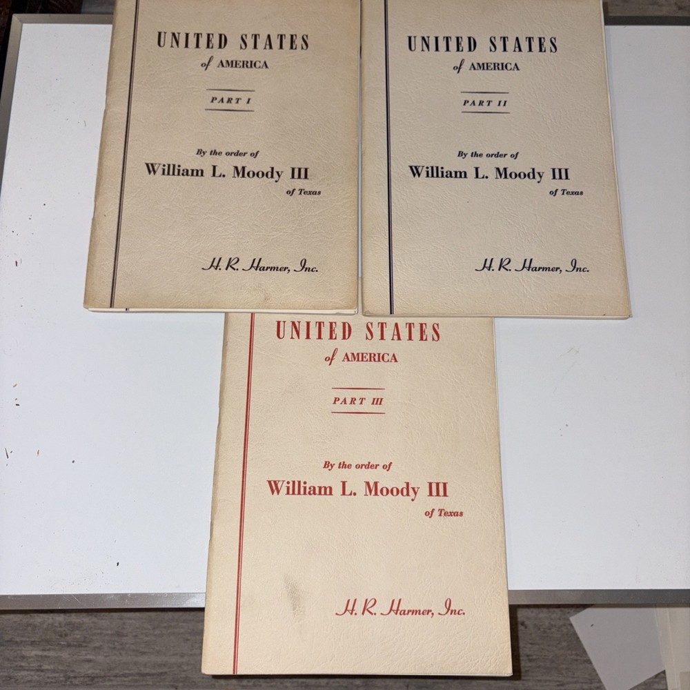 A MAGNIFICENT COLLECTION OF UNITED STATES of AMERICA William L. Moody