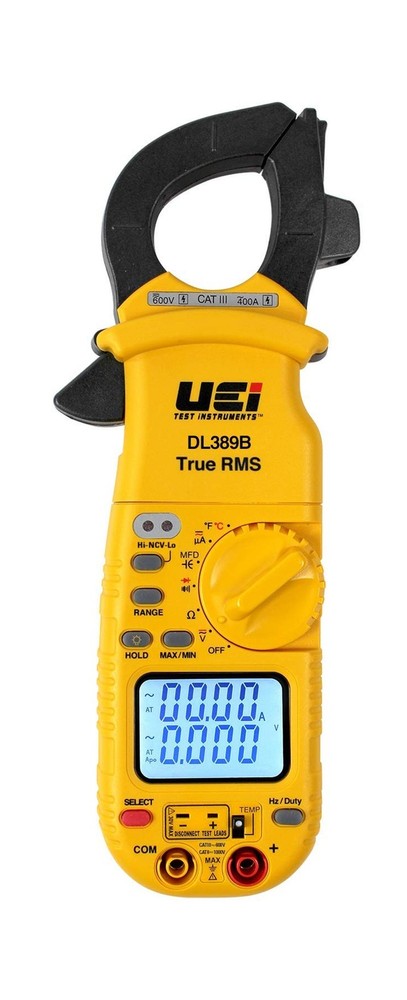 UEi Test Instruments DL389B True RMS Dual Display Clamp Meter