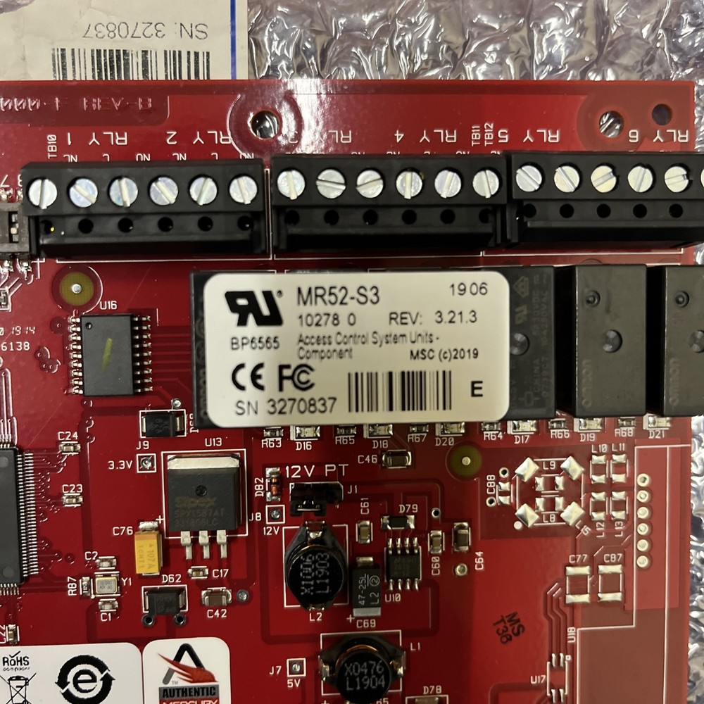 Avigilon AC-MER-CON-MR52-S3 Dual Reader Interface Panel Board