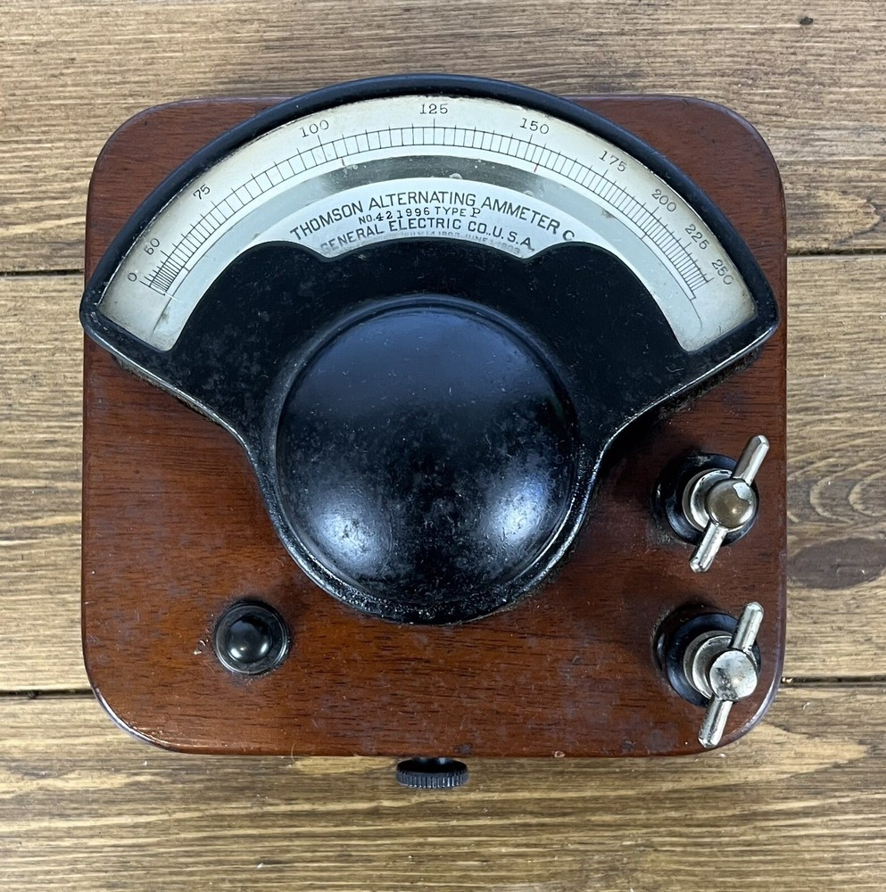 Antique Thomson Alternating Ammeter C T Ratio