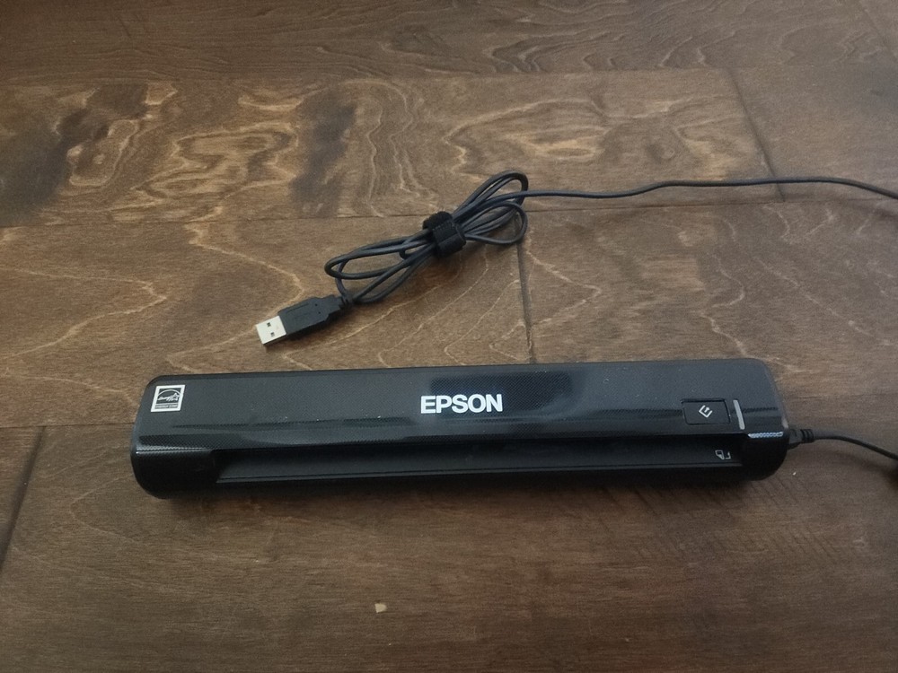 Epson WorkForce DS-30 Portable Scanner Black USB Connection Cable Works