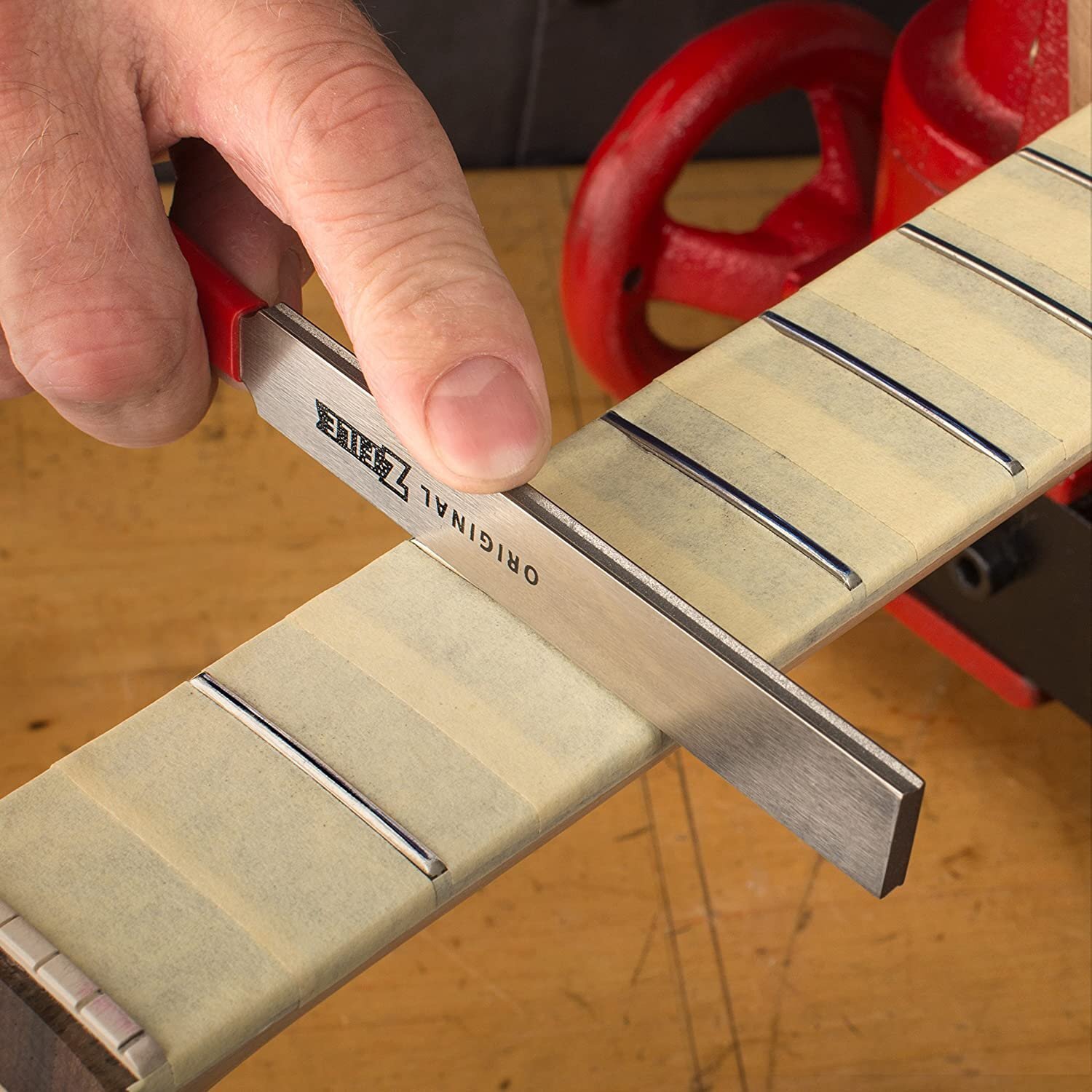 StewMac Z-File Guitar Fret Crowning File, Safe Edge Z-File - Fast Cutting...