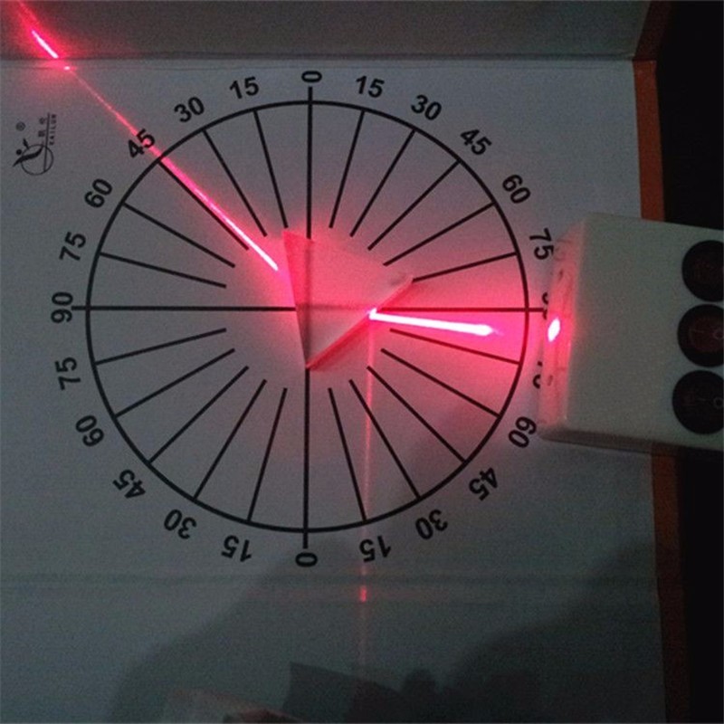 Physical Science Optical Experiment Box Triangular Prism Convex Lens Optics Set