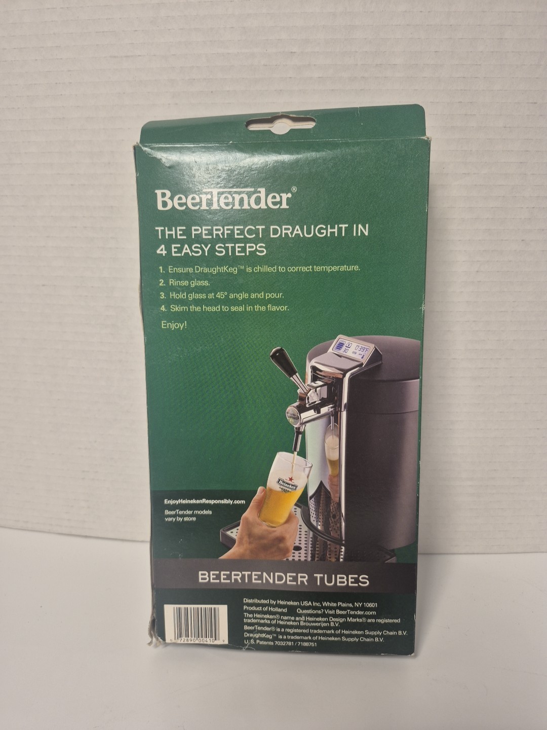 Heineken Krups Beertender Tubes New Open Box 6 Sealed Tubes