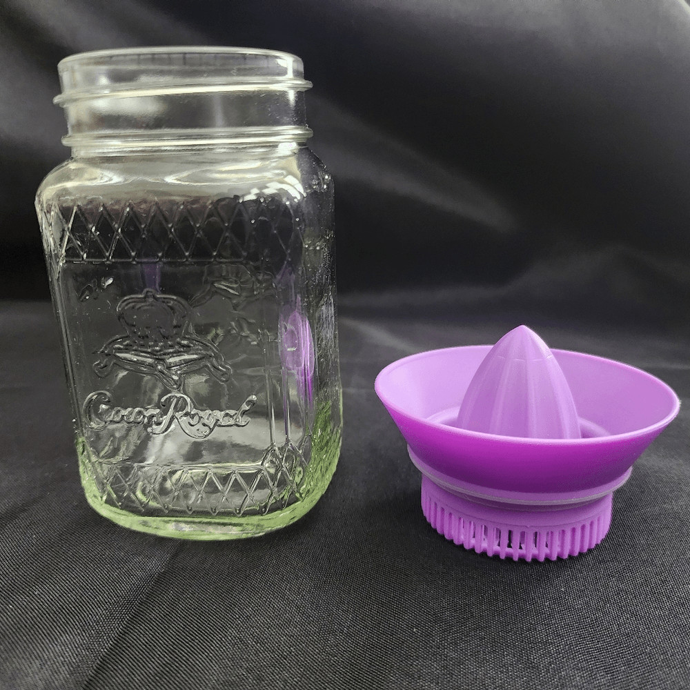 CROWN ROYAL 12 oz Mason Jar Juicer