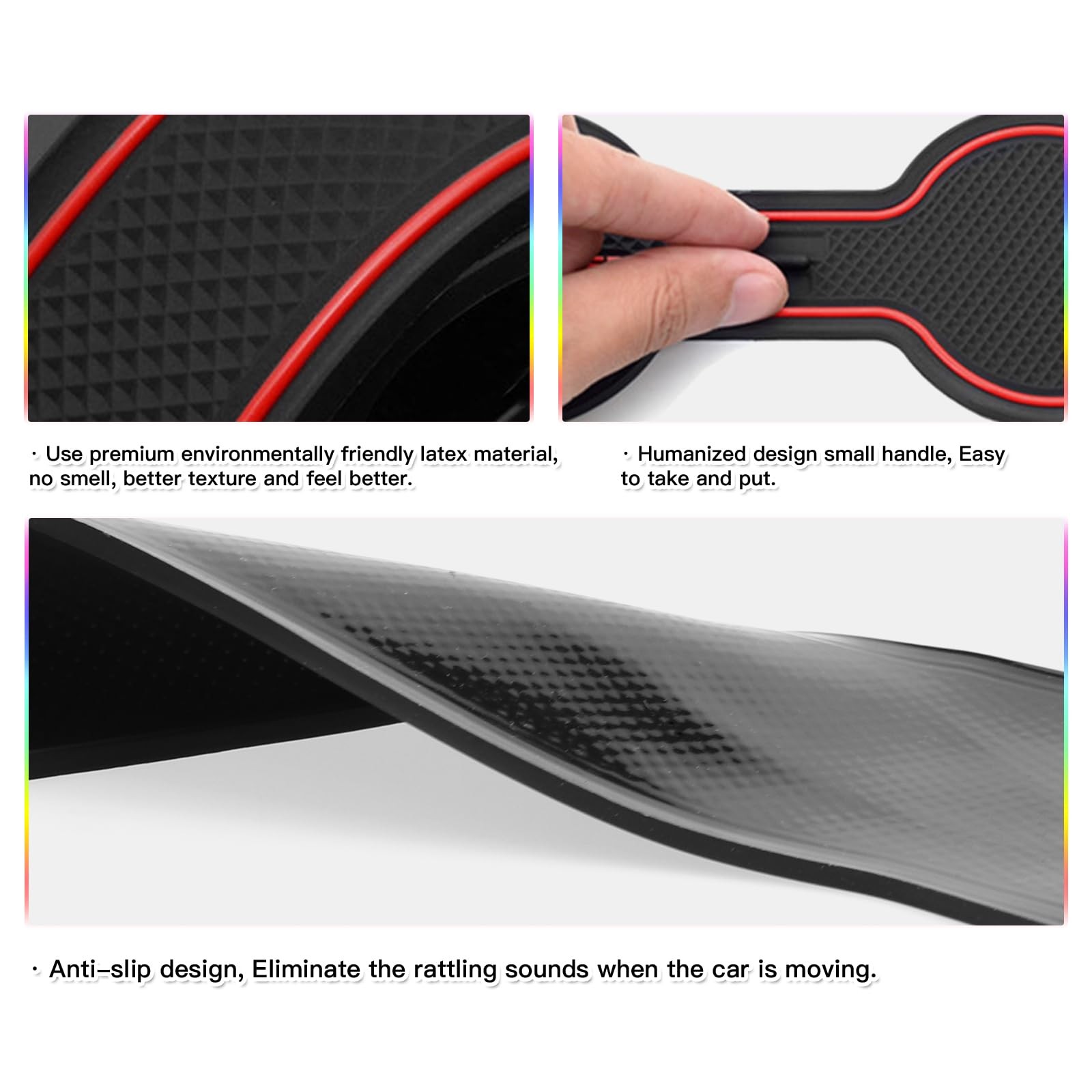 2024 2025 2026 Chevy Trax Door Slot Mat for 2024 2025 2026 Chevrolet Trax (LS...