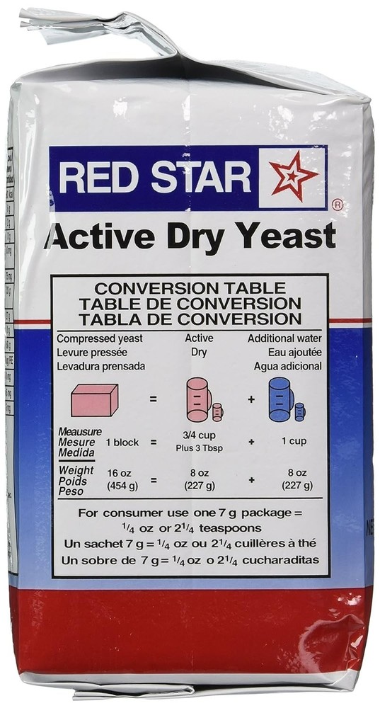 Versatile 2 Pound Vacuum Packed Active Dry Yeast for All Your Baking Needs