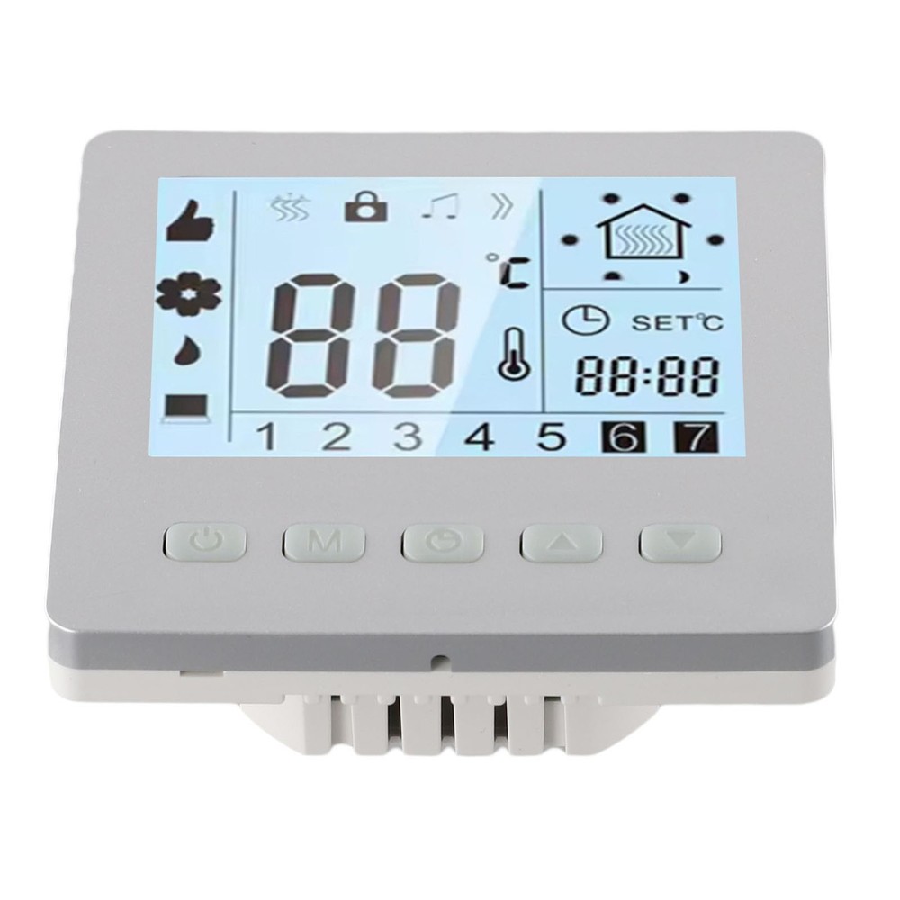 Digital Thermostat for Smart Temperature Control LCD Display and 24H Timer