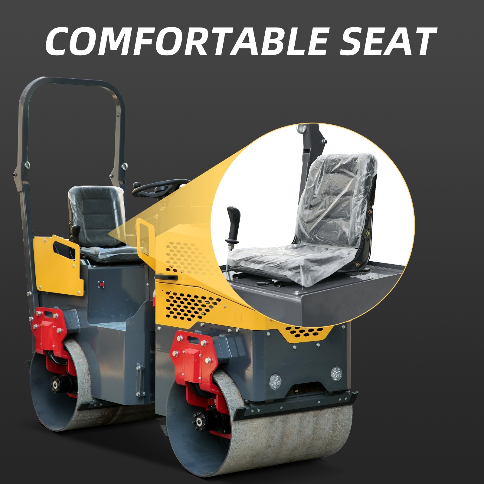 Full Hydraulic Tandem Smooth Drum Vibratory Soil Asphalt Road Roller Compactor