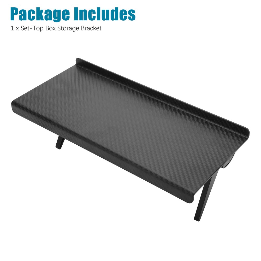 TV Computer Screen Caddy Top Shelf Desktop Stand Adjustable Storage Rack Holder