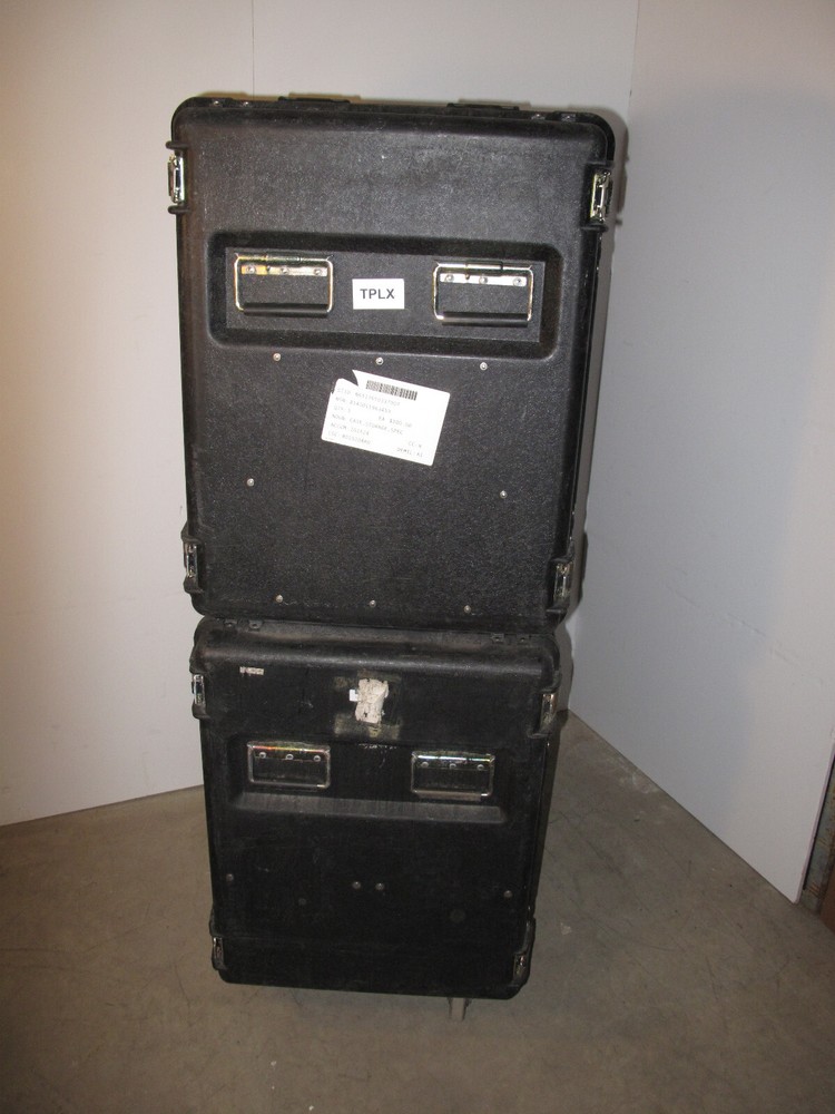 Rackmount 14U 19x24 Wheeled ECS Composite Shockmount Electronics Equip Case TSC