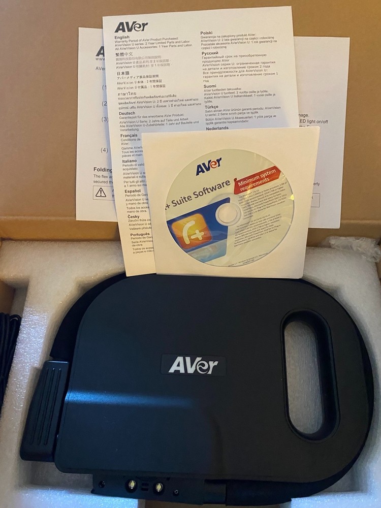 AVerVision U50 USB Visualizer Document Camera with Materials