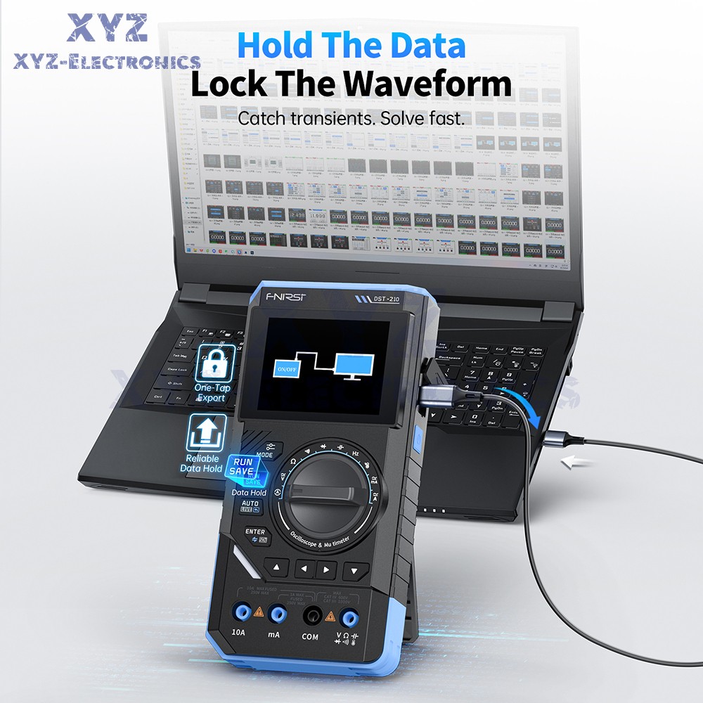 FNIRSI 2C23T DSO152 Digital Oscilloscope Multimeter Function Signal Generator US