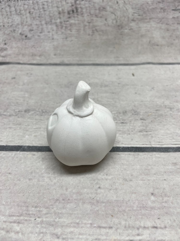 Ceramic Bisque Pumpkin Paint Ghost Halloween Fall Decor Set