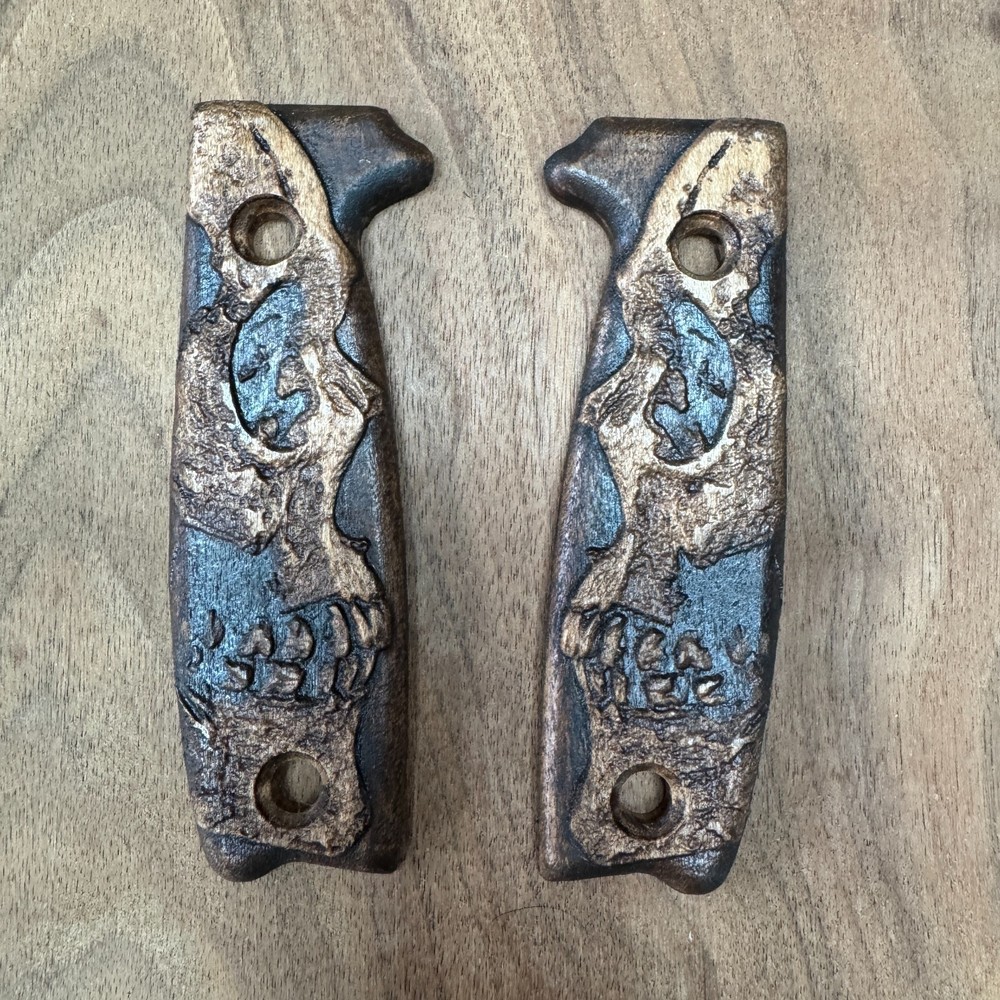 Shadowskull scales compatible with ESEE-3/4 knife Maple