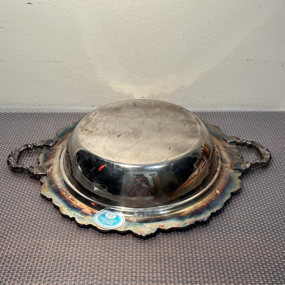 Baroque By Wallace 744 Serving Dish Bowl With Lid