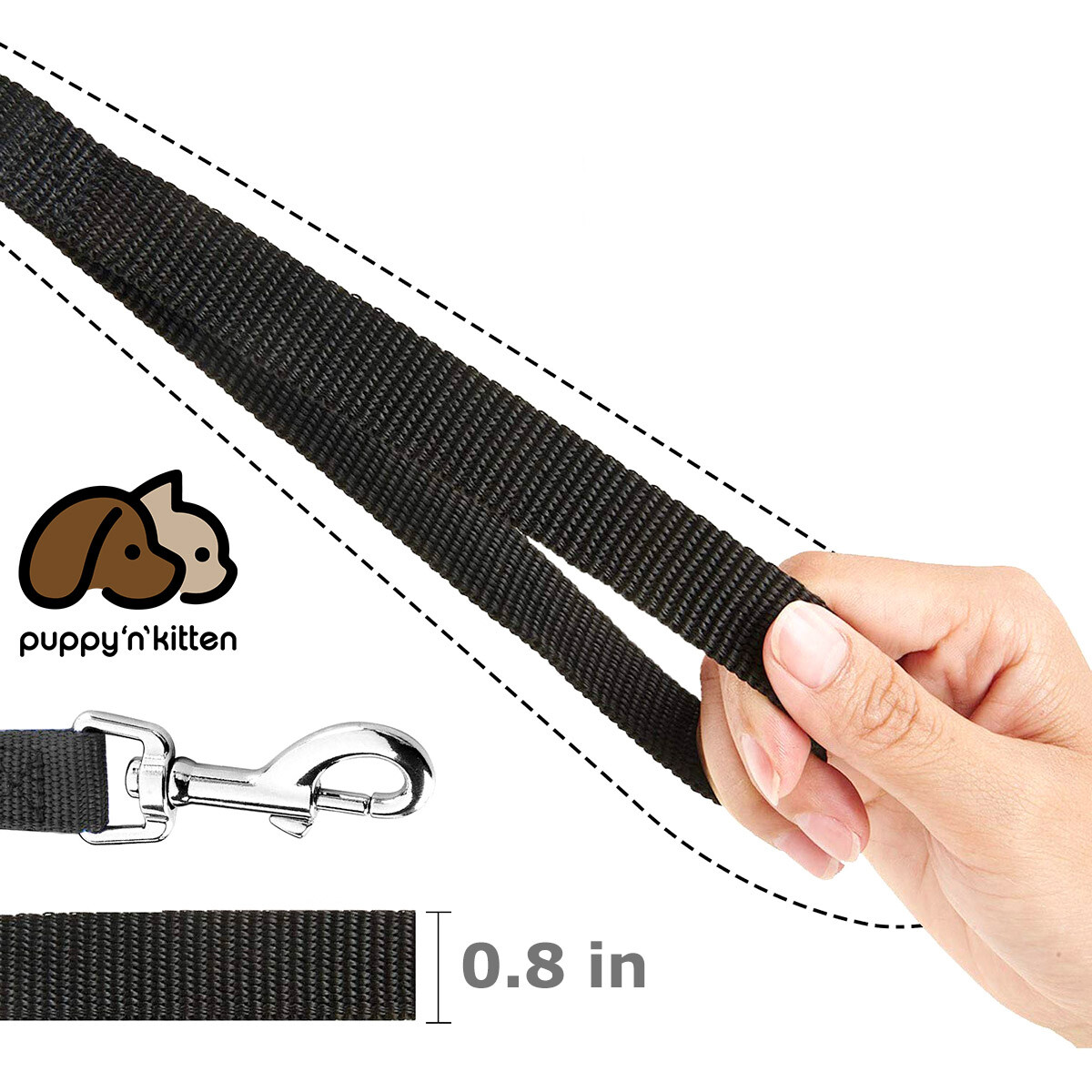 Dog Leash Long Obedience Recall Foot Feet Training Lead 6/15/23/33/50/100 FT