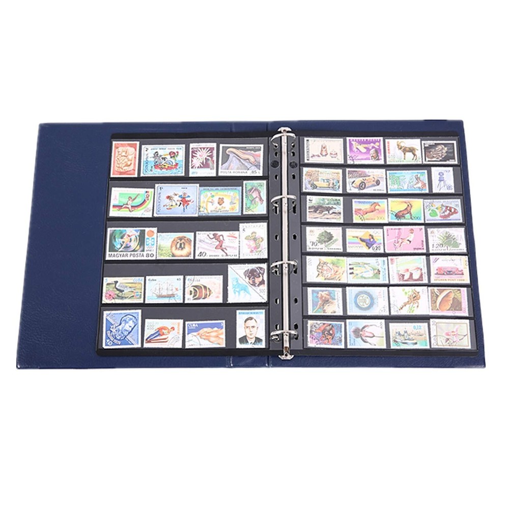 Stamp Pages for Album Binder 10 Sheet 7 Rows Pages for Stamp Collectors