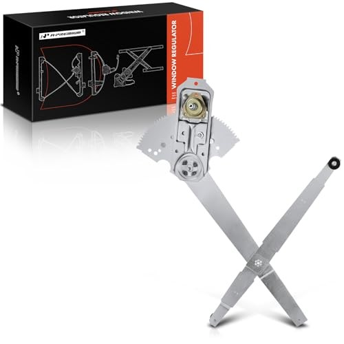 Front Driver Side Manual Window Regulator Compatible with Dodge Ramcharger