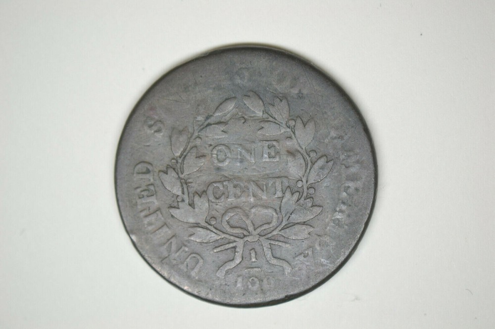 1803 Draped Bust Large Cent- Very Good with obverse Graffiti.