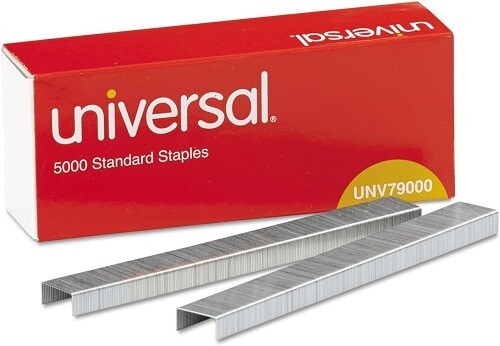 Universal 79000VP Standard Chisel Point 210 Strip Count Staples