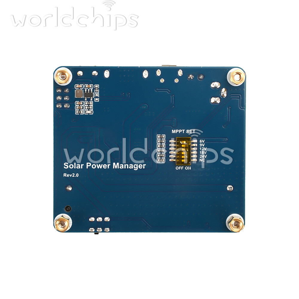 Power Manager Module for 6V~24V Solar Panel Support MPPT USB Battery Charging