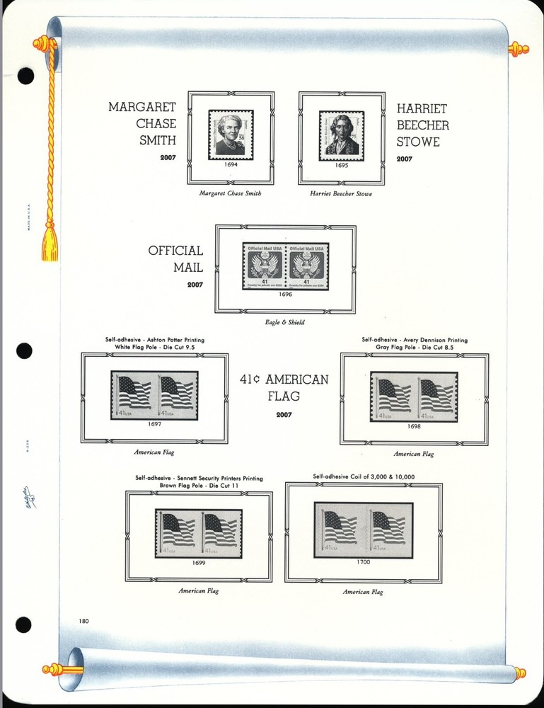 WHITE ACE US Regular Issue Singles & Coil Pairs Album Supplement RSC-28,29,30,31