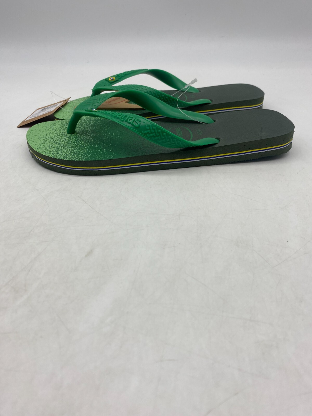 Havaianas Brazil Fresh Green Flip Flops Size 9/10 Women's / 8 Men