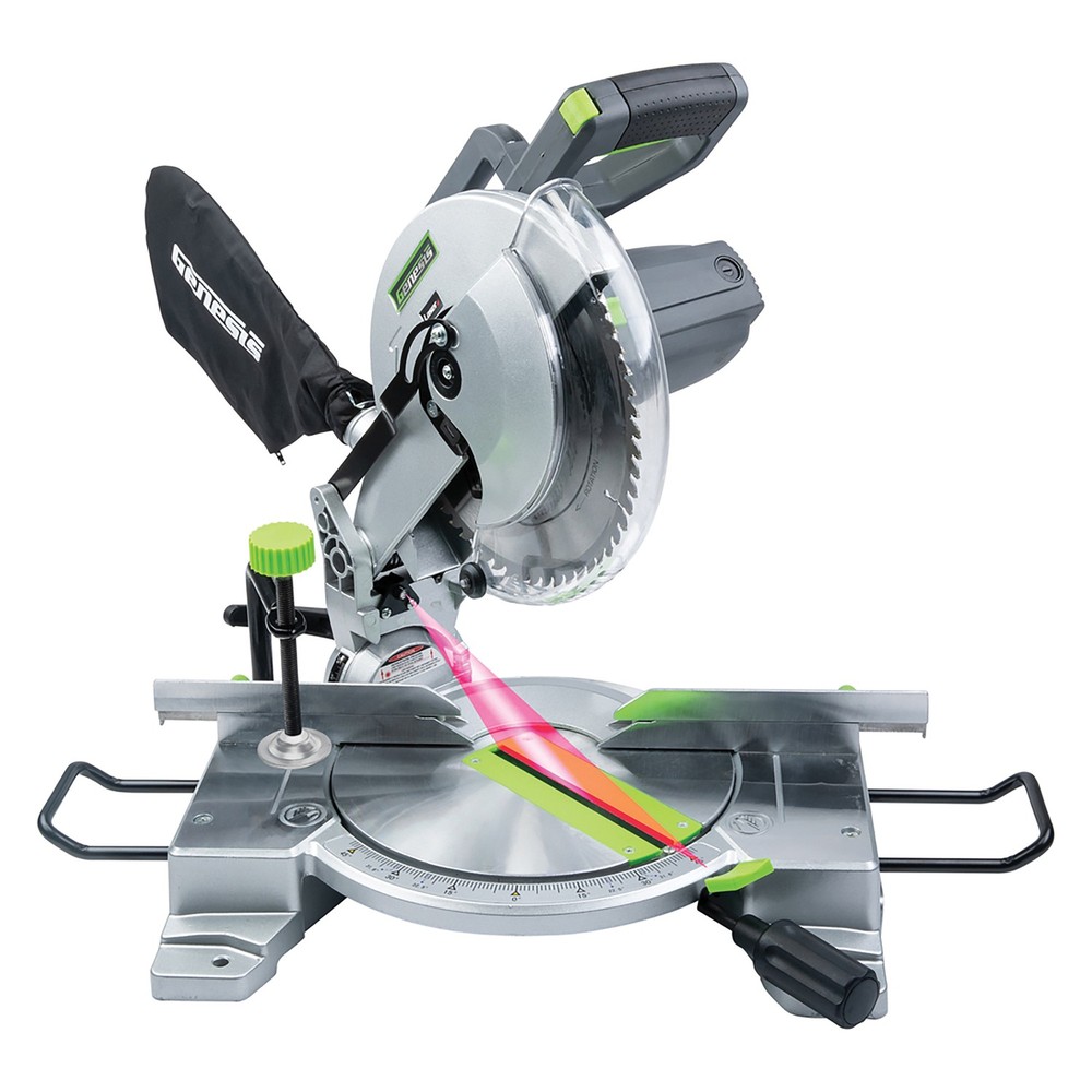 15-Amp 10" Compound Miter Saw, Laser Guide, Blade