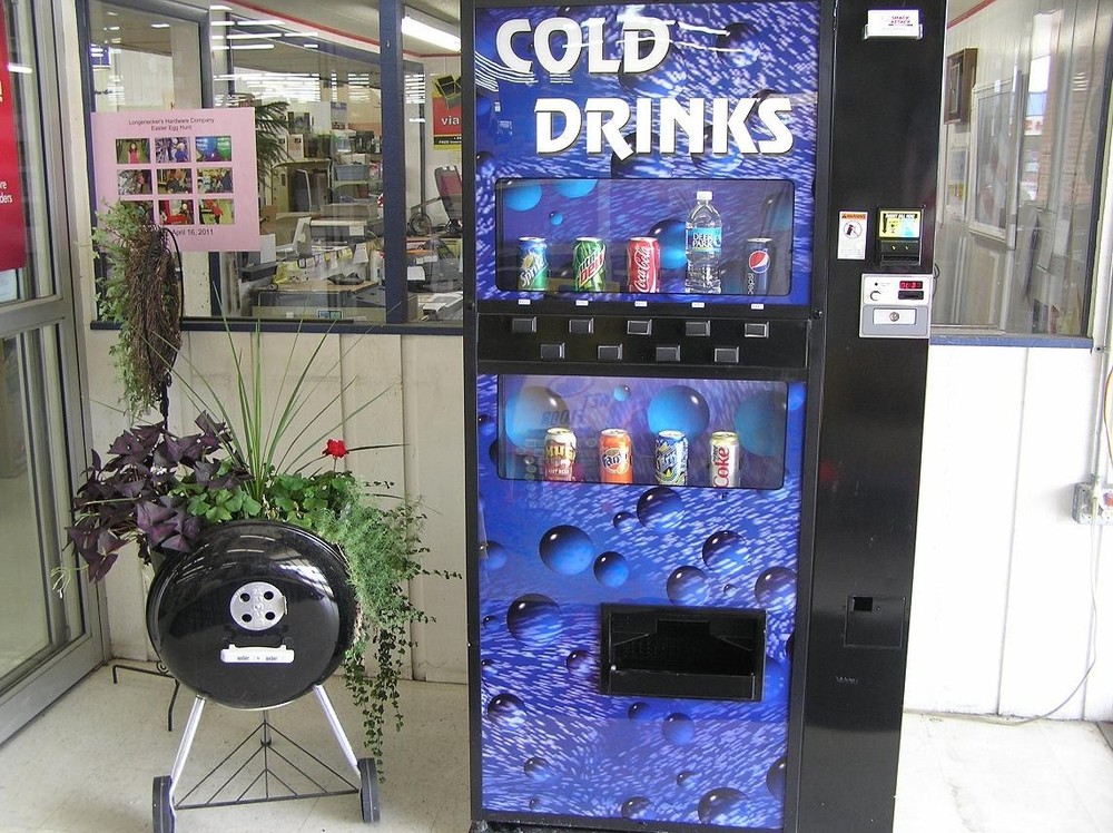(9) DIXIE NARCO 276E & 501E SODA MACHINE "LIVE DISPLAY" CAN / BOTTLE HOLDERS