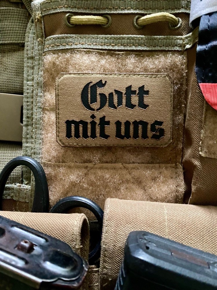 Tactical military morale patch "Gott mit uns"