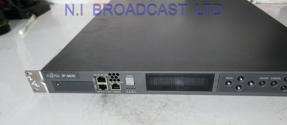 Fujitsu ip-9610 dual encoder (2x encoder cards installed, HDSDI h.264 etc)