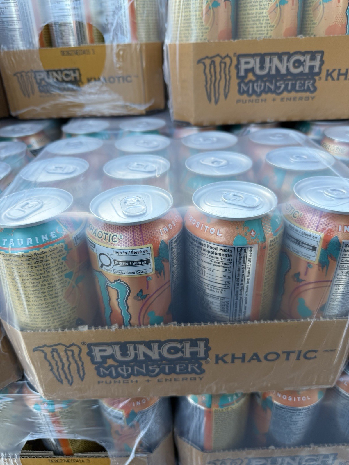 12 Pack Monster Energy Khaotic 12x 473ml Khaotic