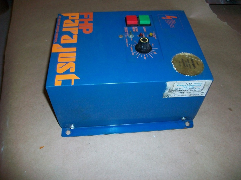 FHP Parametrics PARAJUST AC Motor Speed Control Model 6007 - 1PH INPUT 3PH OUT