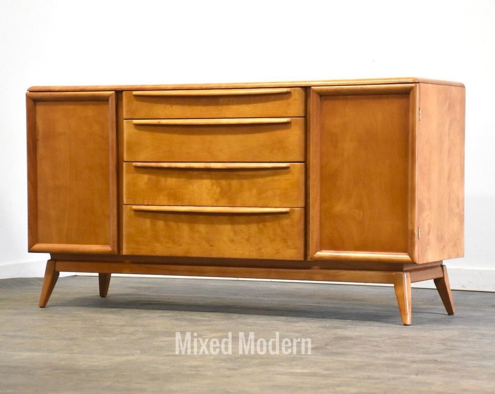 Refinished Maple Credenza by Heywood Wakefield