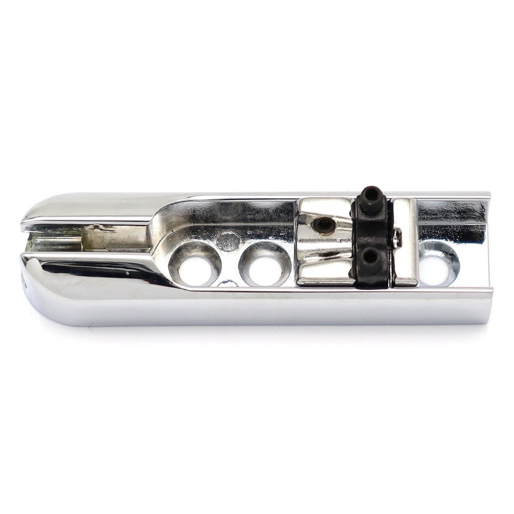 6 Strings Bass Bridge Individual Bridge Tailpiece Single String Saddles Silver