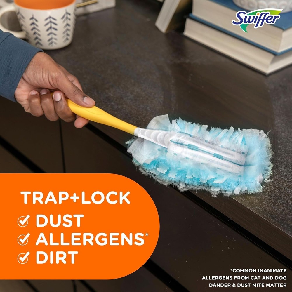 Swiffer Dusters Multi-Surface Duster Refills for Cleaning, Unscented, 16 Count