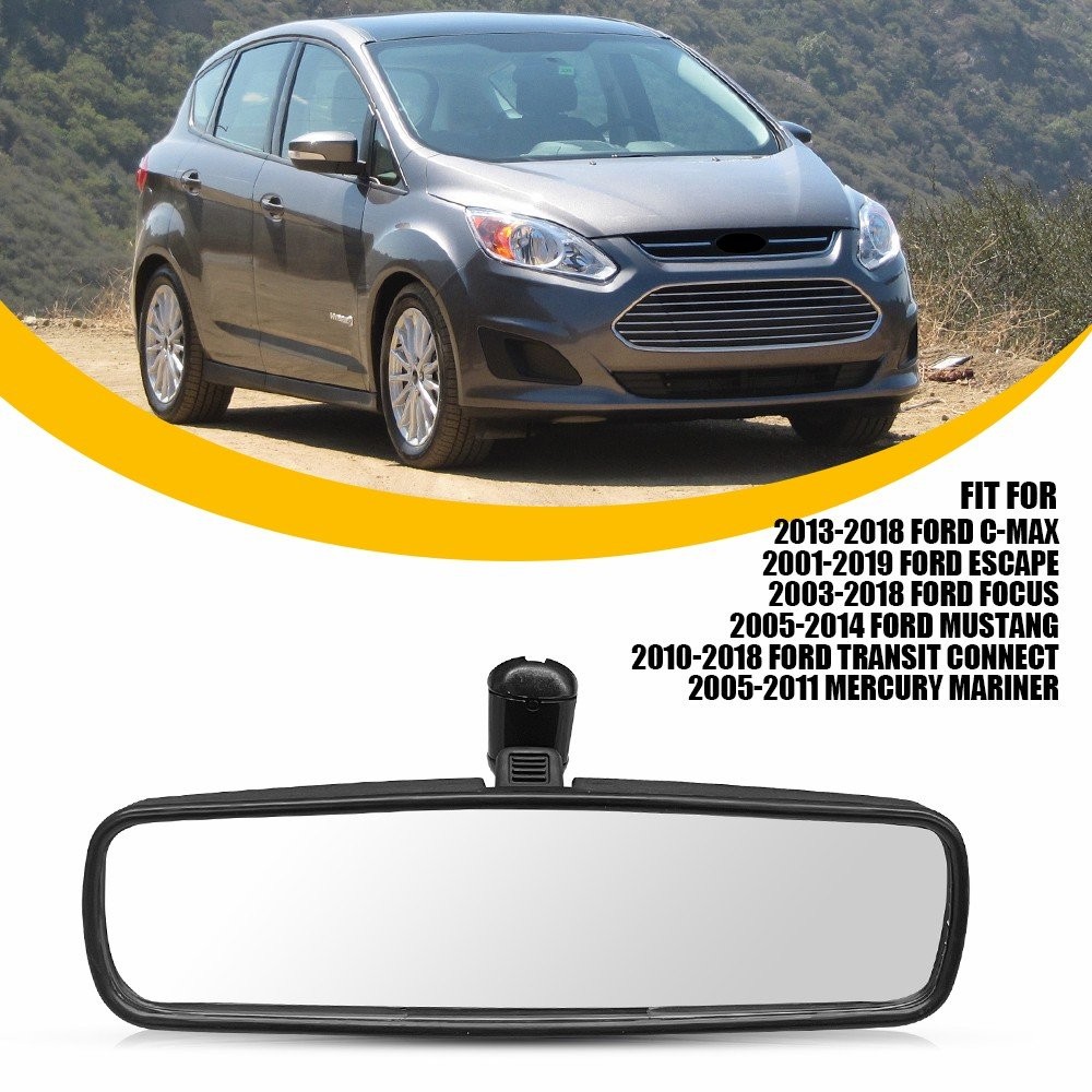 1X Interior Rear View Mirror For Ford Mustang Escape Focus C-Max Mercury Mariner
