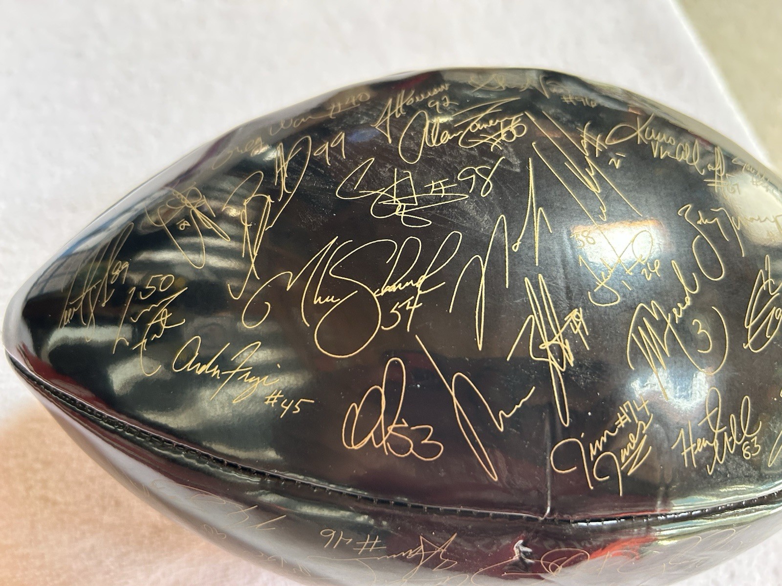 2005 TEAM SIGNED STEELERS FOOTBALL