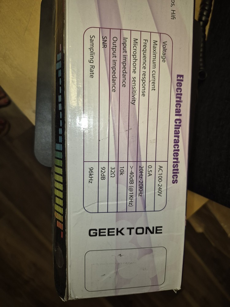 Geek Tone Audio Graphic Equalizer