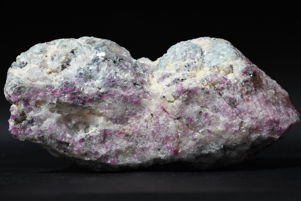 Fluorescent Ruby, Scapolite from China