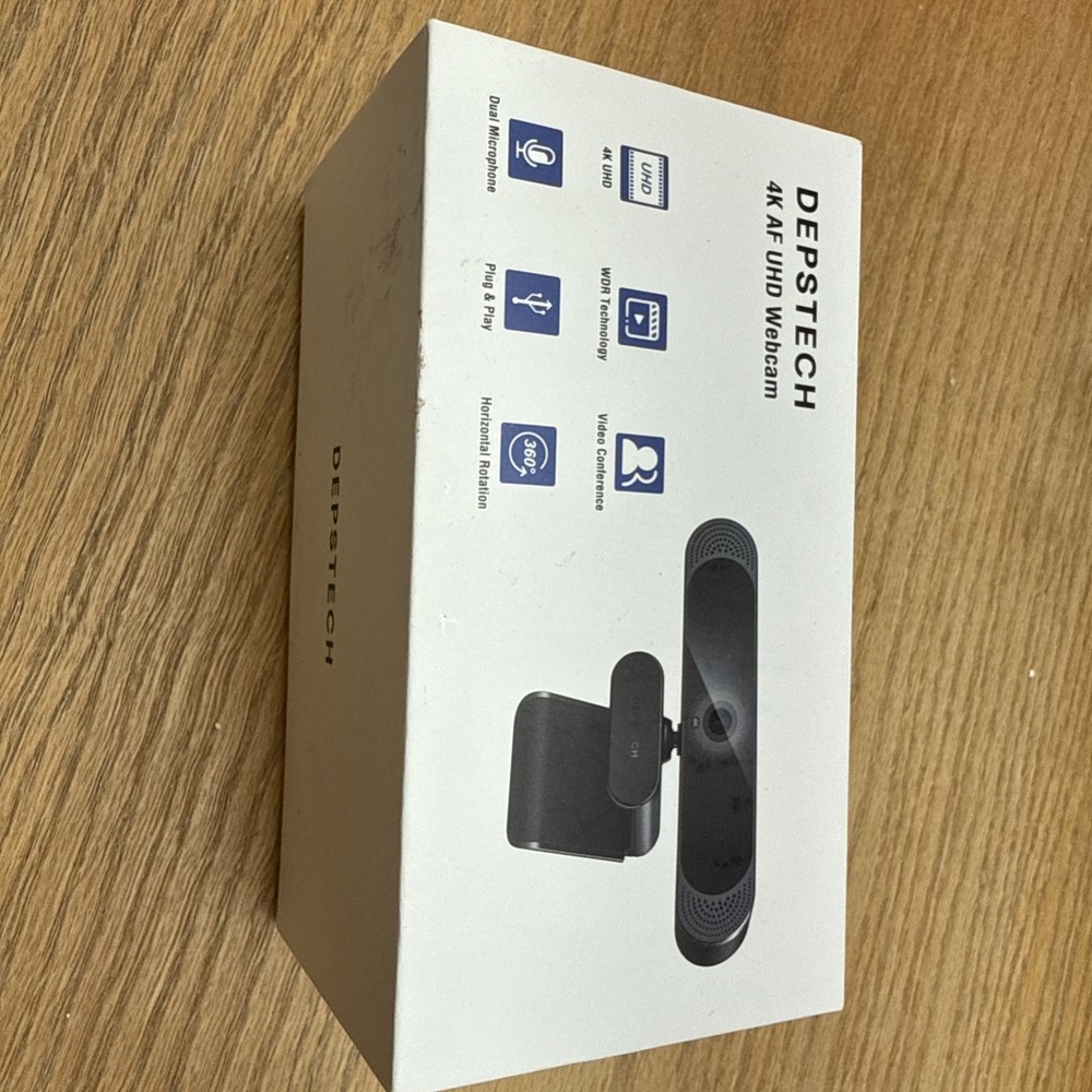 DEPSTECH 4K FHD Webcam Sony Sensor Autofocus USB Computer Streaming Web Camera