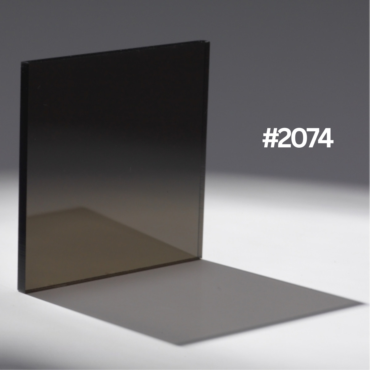 Acrylic Plexiglass Sheet - Smoke Gray #2064 & #2074 - Choose Size & Thickness